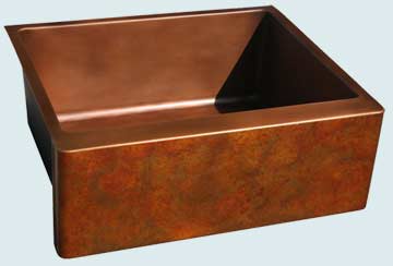 Copper Sinks Old World Patina # 3658