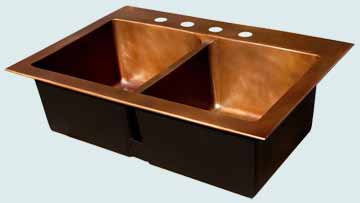 Custom Copper Kitchen Sinks # 3413