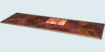  Copper Countertop # 4748