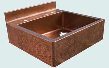 Copper Backsplash Kitchen Sinks # 3401