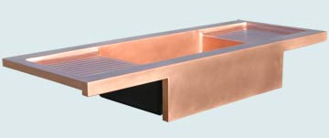 Copper Drainboard Sinks # 3467