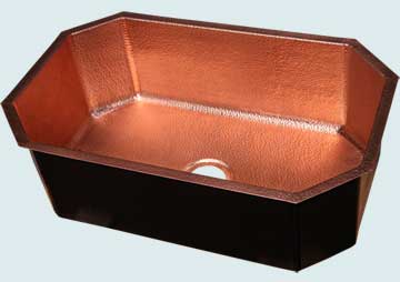 Custom Copper Kitchen Sinks # 4614