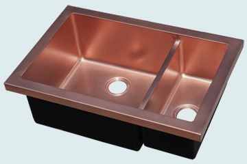 Custom Copper Kitchen Sinks # 5077