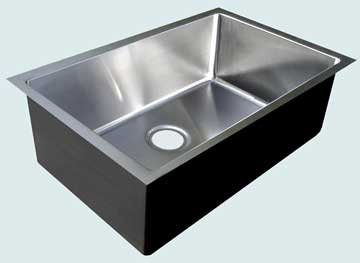 Custom Stainless Steel Kitchen Sinks # 3718