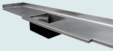  Stainless Steel Countertop # 3344