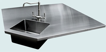  Stainless Steel Countertop # 3354