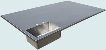  Stainless Steel Countertop # 4186