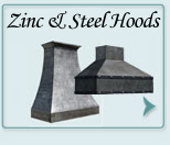 Custom Range Hoods Zinc