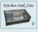 Zinc Custom Kitchen Sinks