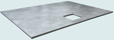  Zinc Countertop # 4441