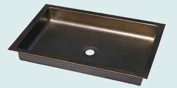 Custom Bronze and Brass Kitchen Sinks # 5221