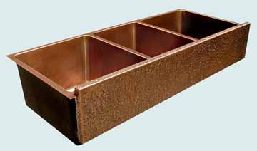 Copper Extra Large Sinks # 3449