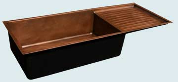 Copper Drainboard Sinks # 3637