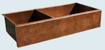 Copper Extra Large Sinks # 3642
