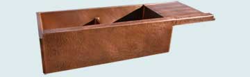 Copper Drainboard Sinks # 3861