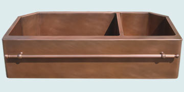 Copper Extra Large Sinks # 3527