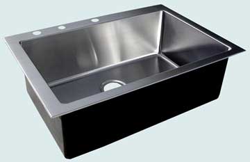 Custom Stainless Steel Kitchen Sinks # 3708