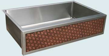 Stainless Steel Woven Apron Sinks # 4585