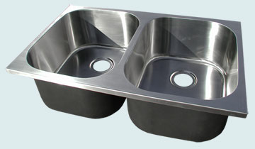 Custom Stainless Steel Kitchen Sinks # 5257