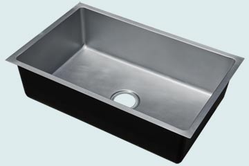 Custom Zinc Kitchen Sinks # 4889