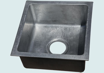 Custom Zinc Bar Sinks # 5016